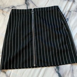 Pinstripe skirt